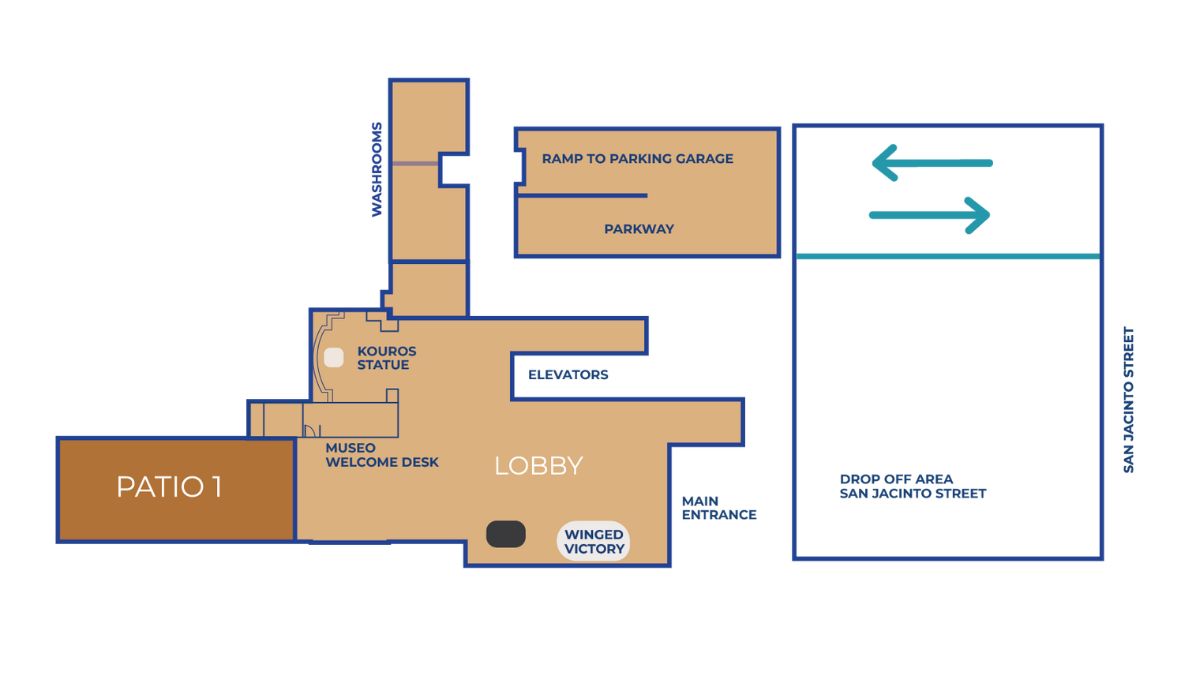 Museo Main Floor Map